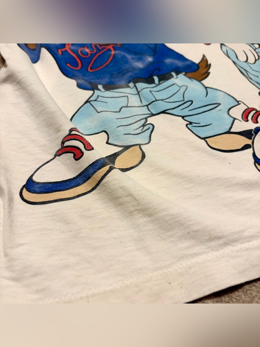 Vtg 90s Looney Tunes Single-Stitch Double-Sided T-Shirt - Picture 6 of 12
